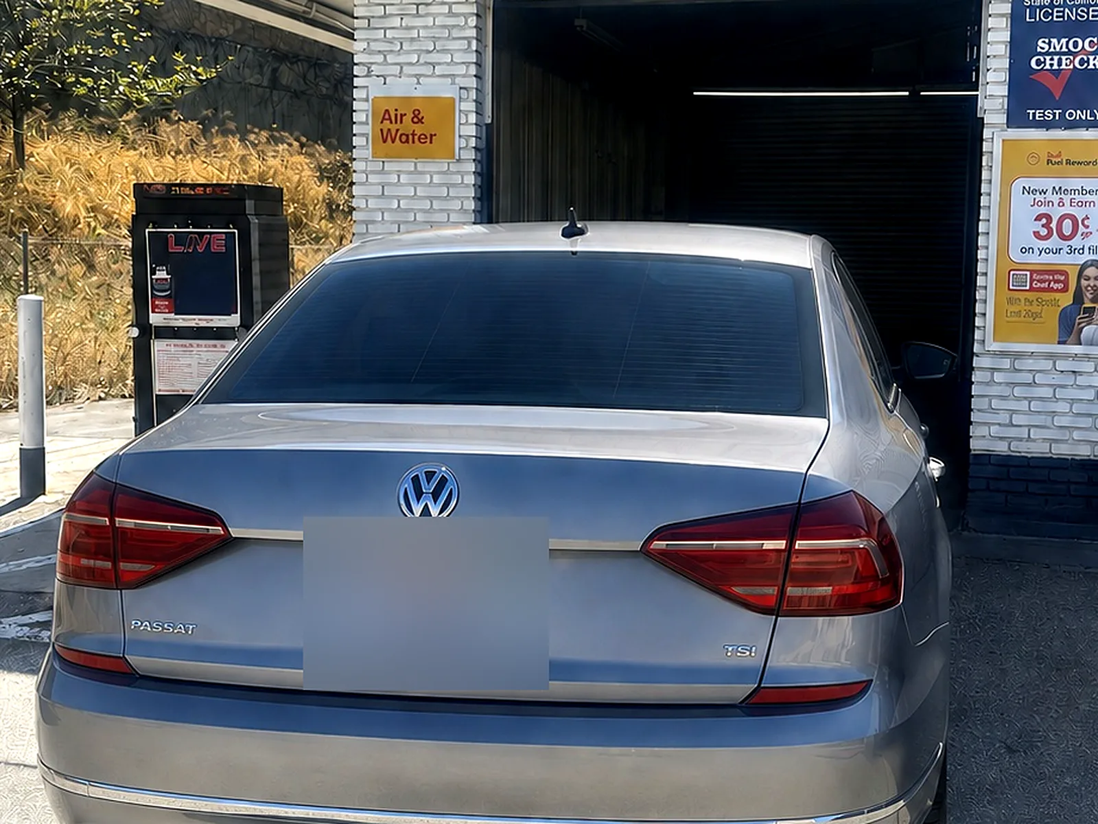 Change-of-ownership smog check in Garden Grove, CA: our Magnolia St station with the Smog sign