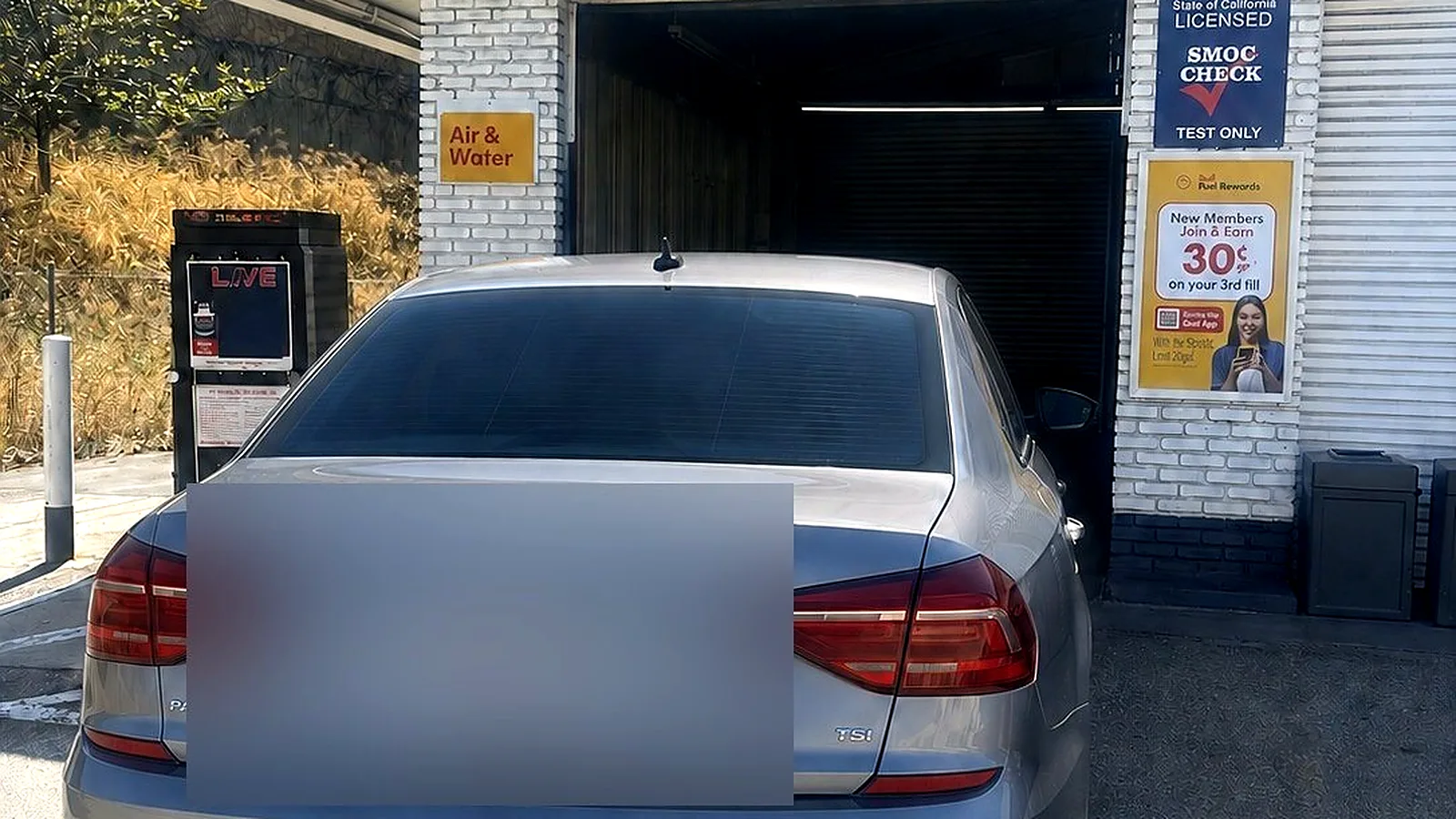 Failed smog check help in Garden Grove, CA: Volkswagen Passat at our test bay