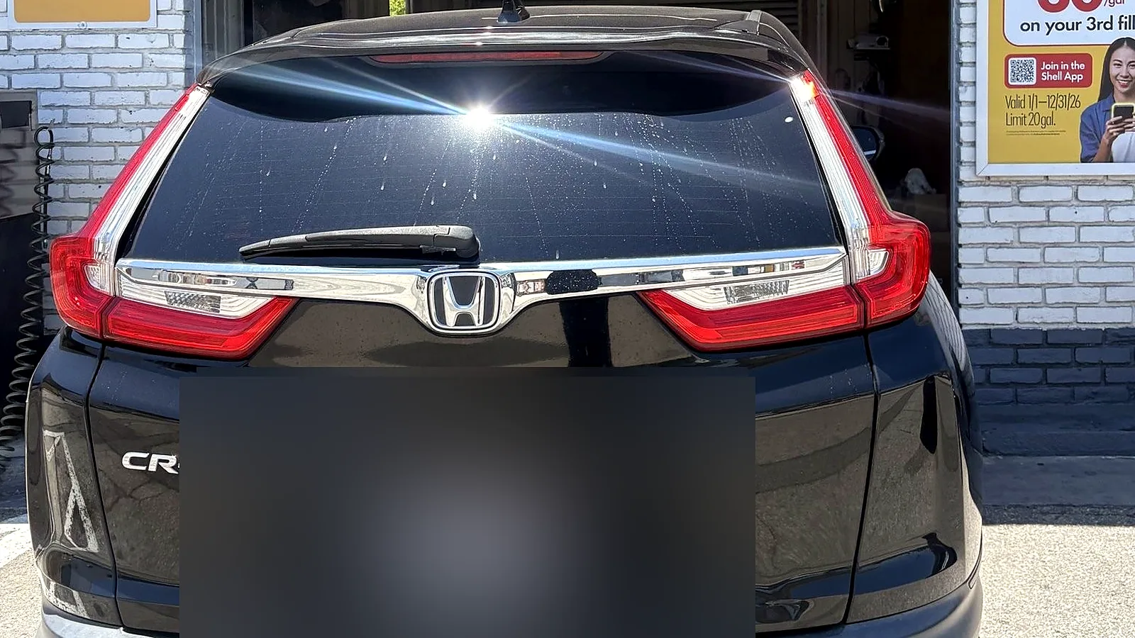 Hybrid smog check in Garden Grove, CA: Honda CR-V at our test bay